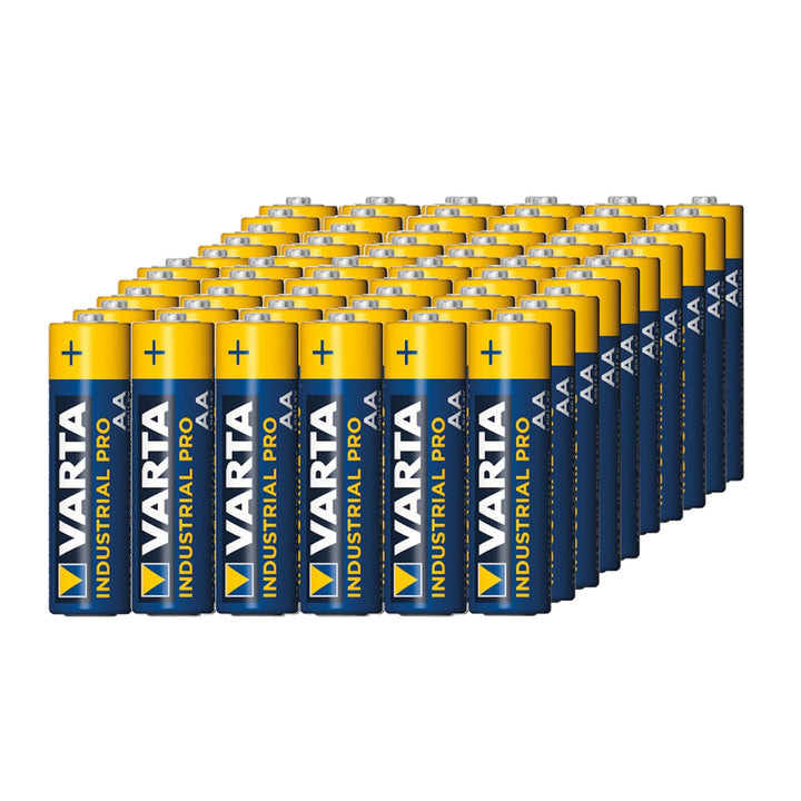 60x batteri R-06 LR6 AA 1,5V alkalisk Varta Industrial 4006