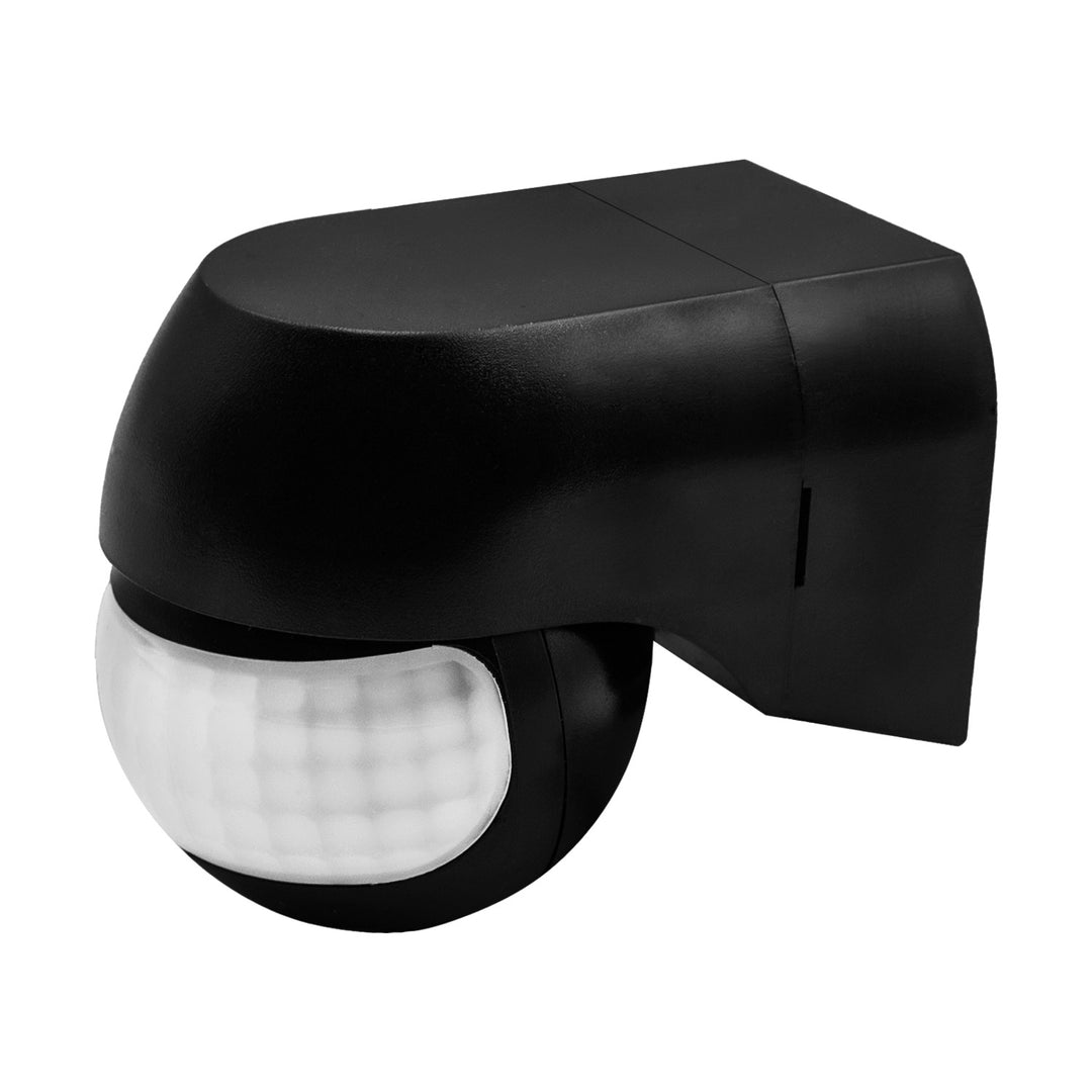 Maclean PIR-rörelsesensor 12–24 V, infraröd, IP44, svart, räckvidd 12 m, max. belastning 60/120 W, MCE623 B