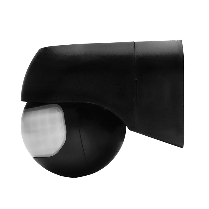 Maclean PIR-rörelsesensor 12–24 V, infraröd, IP44, svart, räckvidd 12 m, max. belastning 60/120 W, MCE623 B