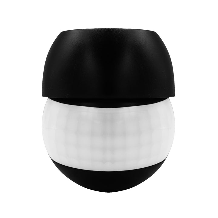 Maclean PIR-rörelsesensor 12–24 V, infraröd, IP44, svart, räckvidd 12 m, max. belastning 60/120 W, MCE623 B