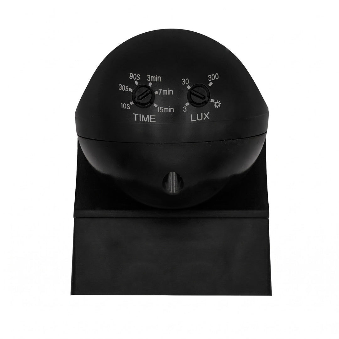 Maclean PIR-rörelsesensor 12–24 V, infraröd, IP44, svart, räckvidd 12 m, max. belastning 60/120 W, MCE623 B