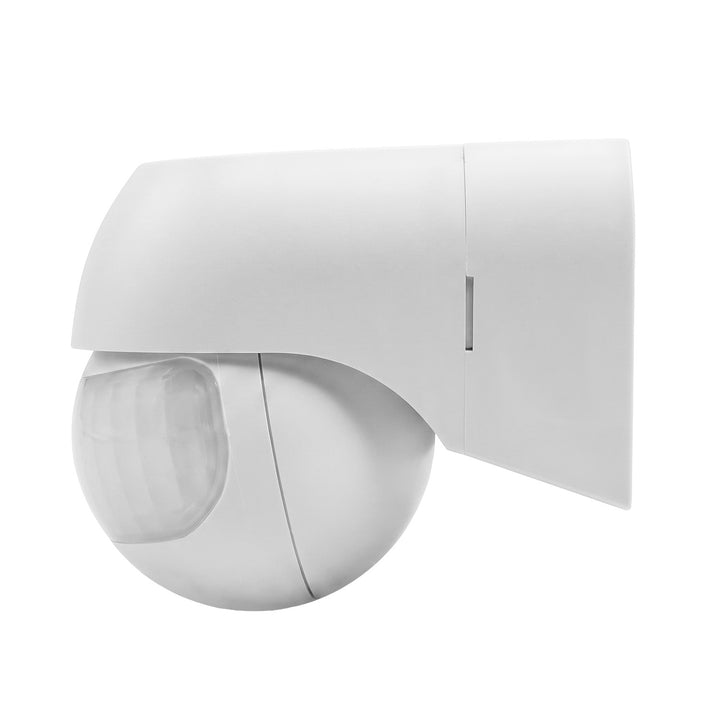 Maclean PIR-rörelsesensor 12–24 V, infraröd, IP44, vit, räckvidd 12 m, max. belastning 60/120 W, MCE623 W