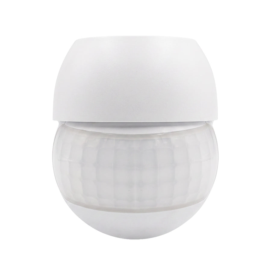 Maclean PIR-rörelsesensor 12–24 V, infraröd, IP44, vit, räckvidd 12 m, max. belastning 60/120 W, MCE623 W