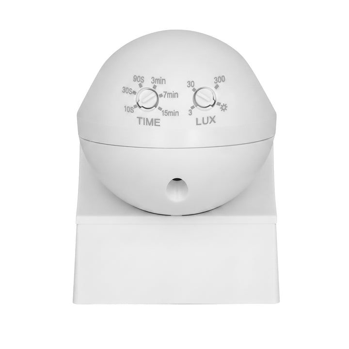 Maclean PIR-rörelsesensor 12–24 V, infraröd, IP44, vit, räckvidd 12 m, max. belastning 60/120 W, MCE623 W