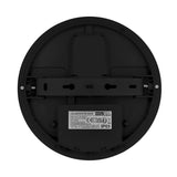Maclean LED-lampa med rörelsesensor, PIR-sensor, svart, 10 W/15/18 W, IP65, justerbar färgtemperatur 3000/4000/6000 K, MCE535 B