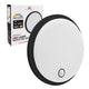 Maclean LED-lampa med rörelsesensor, PIR-sensor, svart, 10 W/15/18 W, IP65, justerbar färgtemperatur 3000/4000/6000 K, MCE535 B