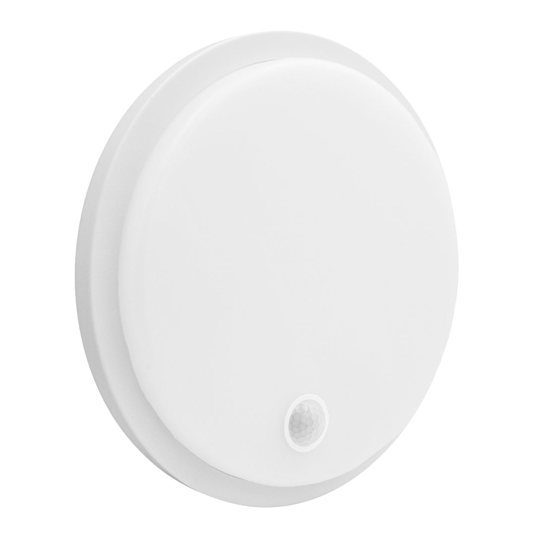 Maclean LED-lampa med rörelsesensor, PIR-sensor, vit, 10 W/15/18 W, IP65, justerbar färgtemperatur 3000/4000/6000 K, MCE535 W