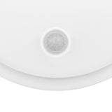 Maclean LED-lampa med rörelsesensor, PIR-sensor, vit, 10 W/15/18 W, IP65, justerbar färgtemperatur 3000/4000/6000 K, MCE535 W