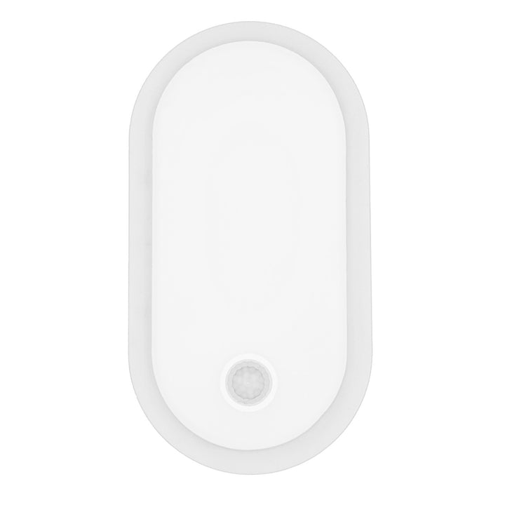 Maclean LED-lampa med rörelsesensor, PIR-sensor, vit, 10 W/15 W/18 W, IP65, justerbar färgtemperatur 3000/4000/6000 K, MCE534 W