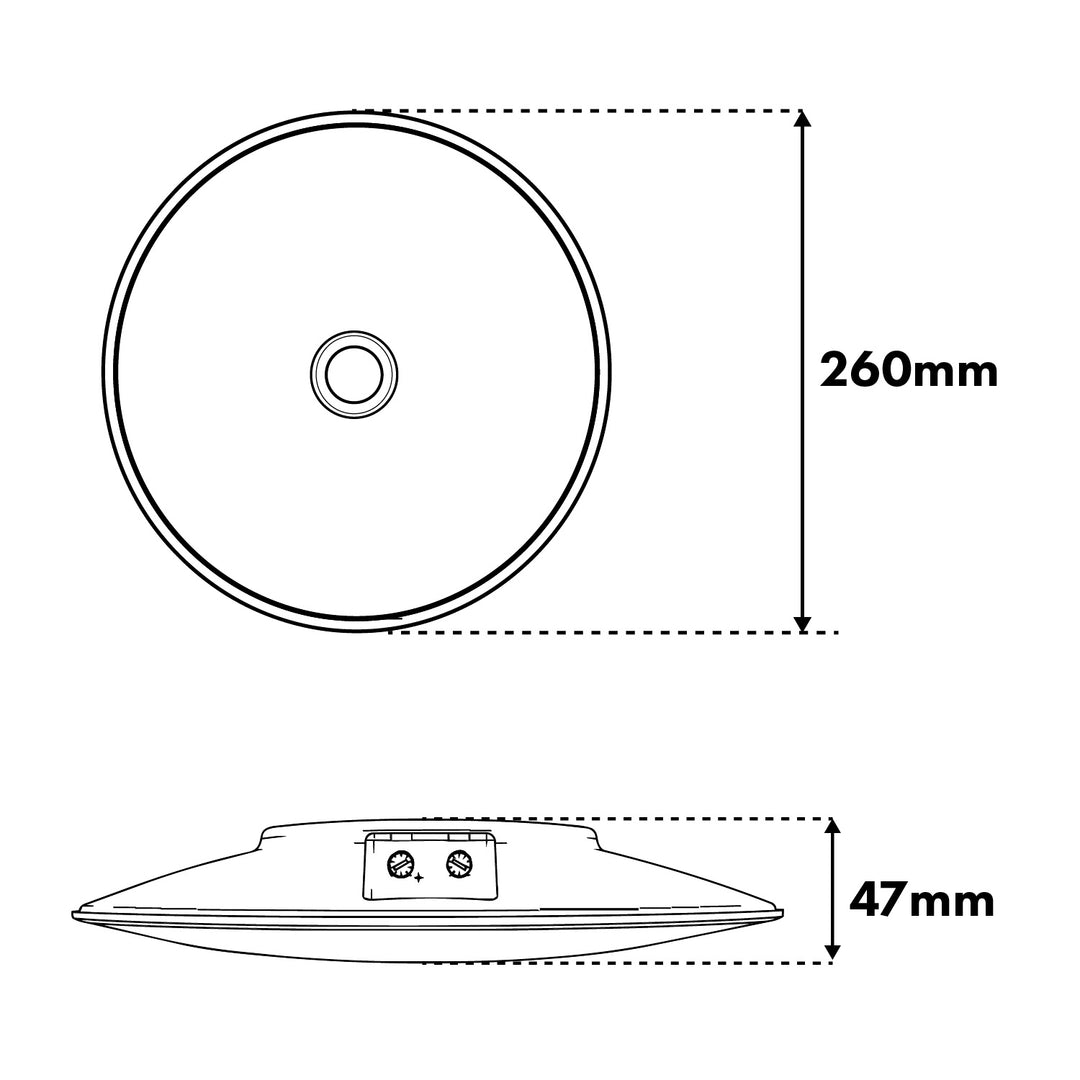 Maclean LED-lampa med PIR-sensor, takmonterad, 15 W, 1300 lm, IP54, 220–240 V~ 50/60 Hz, MCE537