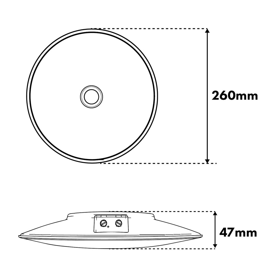 Maclean LED-lampa med PIR-sensor, takmonterad, 15 W, 1300 lm, IP54, 220–240 V~ 50/60 Hz, MCE537