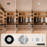 Maclean PIR-rörelsesensor, för infällning, räckvidd 8 m, 600 W/1 200 W, 220–240 V AC, 50/60 Hz, MCE821