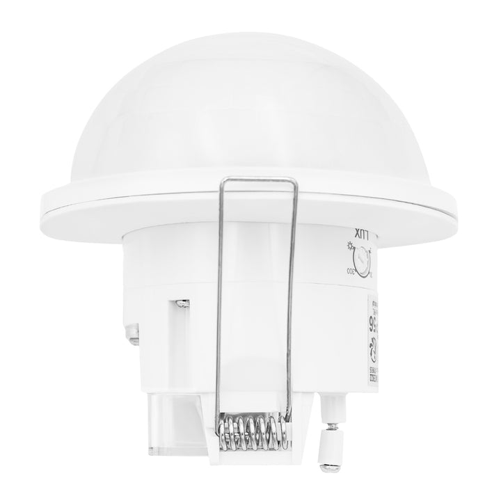 Maclean PIR-närvarosensor, för infällning, räckvidd 10x40 m, 1000 W/2000 W, 220–240 V AC, 50/60 Hz, IP54, MCE822