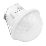 Maclean PIR-närvarosensor, för infällning, räckvidd 10x40 m, 1000 W/2000 W, 220–240 V AC, 50/60 Hz, IP54, MCE822
