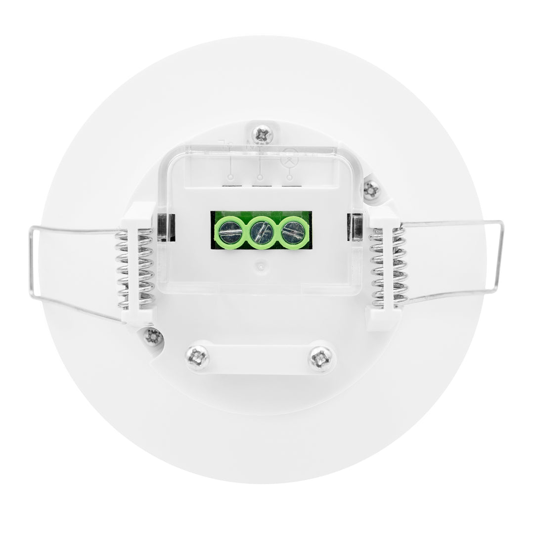 Maclean PIR-närvarosensor, för infällning, räckvidd 10x40 m, 1000 W/2000 W, 220–240 V AC, 50/60 Hz, IP54, MCE822