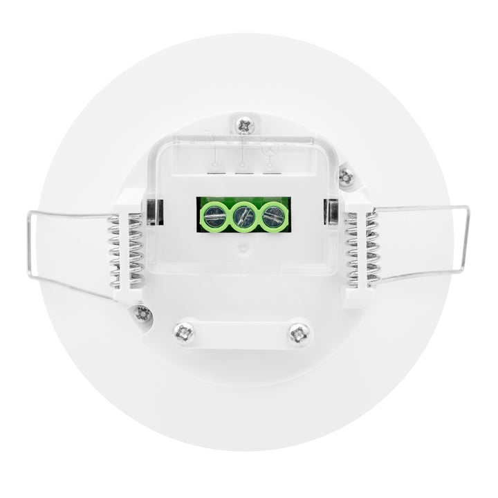 Maclean PIR-närvarosensor, för infällning, räckvidd 10x40 m, 1000 W/2000 W, 220–240 V AC, 50/60 Hz, IP54, MCE822