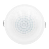 Maclean PIR-närvarosensor, för infällning, räckvidd 10x40 m, 1000 W/2000 W, 220–240 V AC, 50/60 Hz, IP54, MCE822