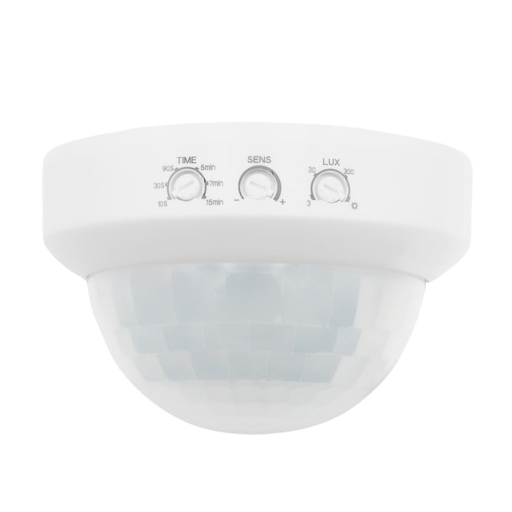 Maclean PIR-närvarosensor, för ytmontering, räckvidd 10x40 m, 1000 W/2000 W, 220–240 V AC, 50/60 Hz, MCE823