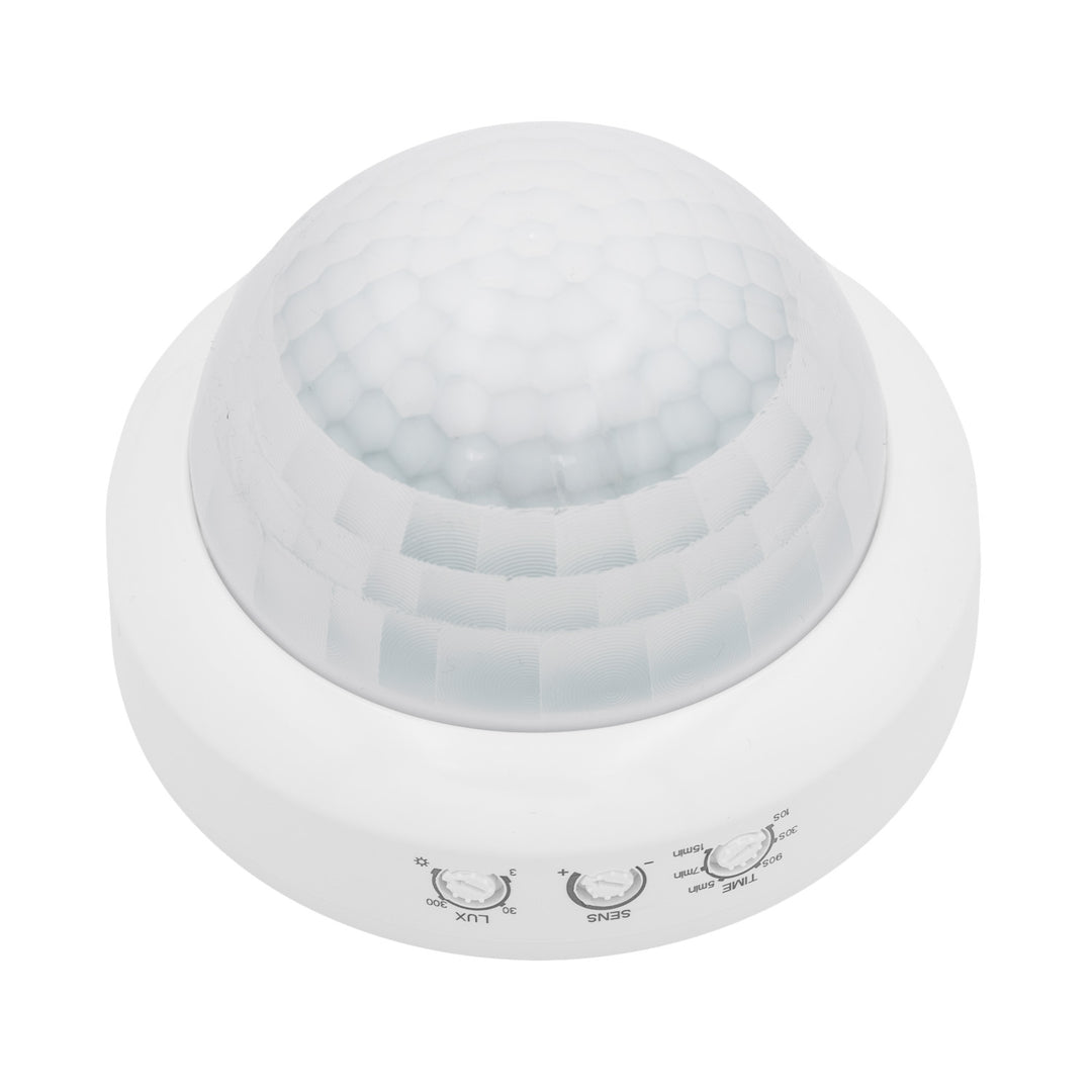 Maclean PIR-närvarosensor, för ytmontering, räckvidd 10x40 m, 1000 W/2000 W, 220–240 V AC, 50/60 Hz, MCE823