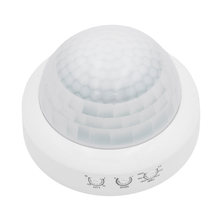 Maclean PIR-närvarosensor, för ytmontering, räckvidd 10x40 m, 1000 W/2000 W, 220–240 V AC, 50/60 Hz, MCE823