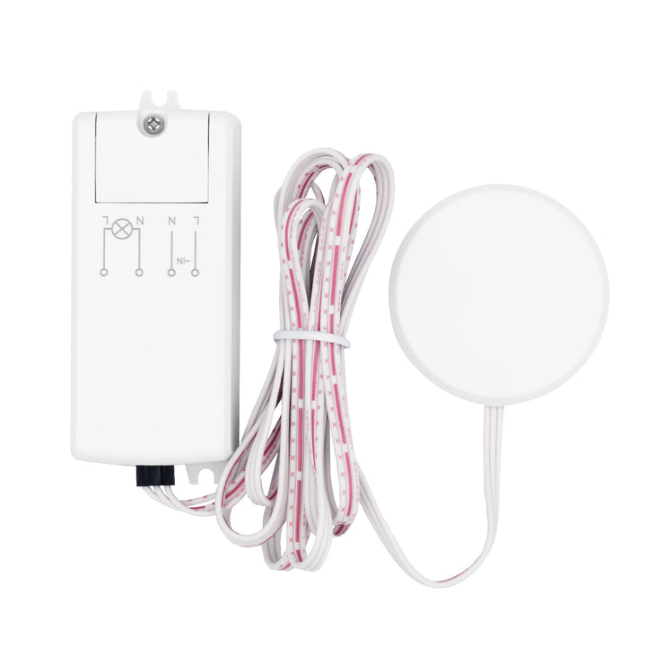 Maclean infälld touchbrytare, <40 mm, 110–240 V växelström, max. belastning 600 W för LED, MCE824