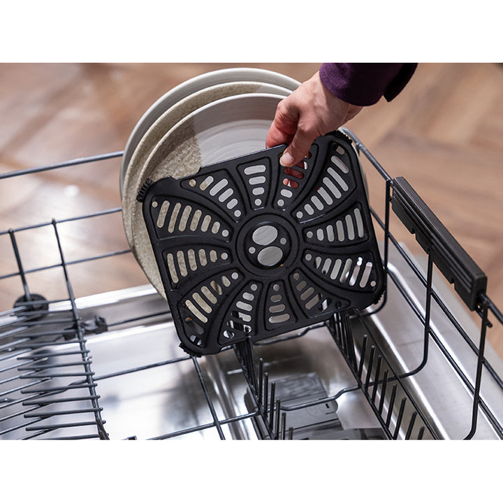 LAFE fettfri fritös, luftfritös, 2 kammare 5 L, effekt 2460 W, LCD-display, Dual Fry