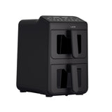 LAFE fettfri fritös, luftfritös, 2 kammare 5 L, effekt 2460 W, LCD-display, Dual Fry