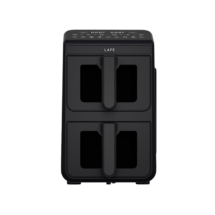 LAFE fettfri fritös, luftfritös, 2 kammare 5 L, effekt 2460 W, LCD-display, Dual Fry