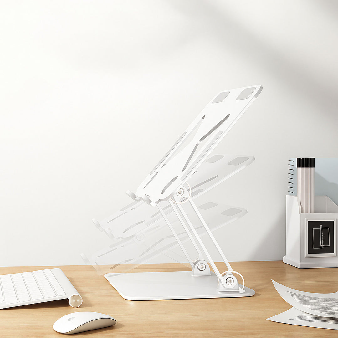 Justerbar, ergonomisk laptopstativ för 10-17 tum LAPTOP STAND MT2661W, Mediatech