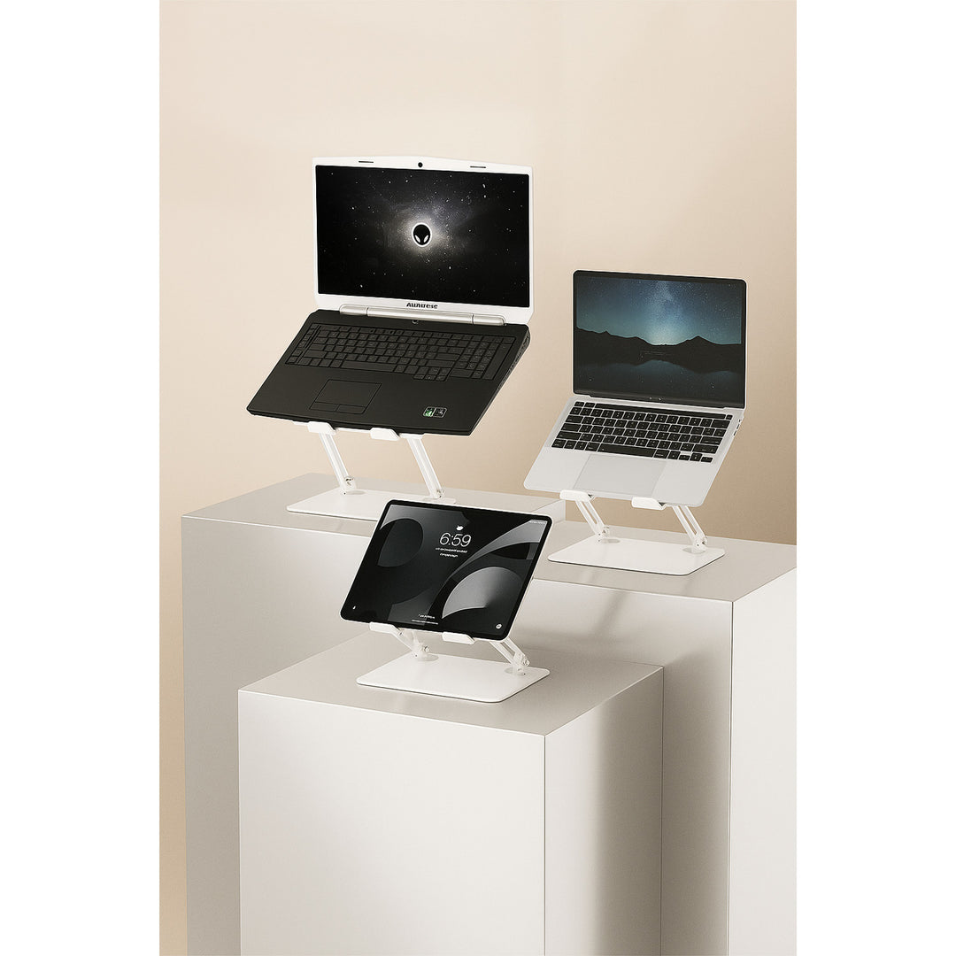 Justerbar, ergonomisk laptopstativ för 10-17 tum LAPTOP STAND MT2661W, Mediatech