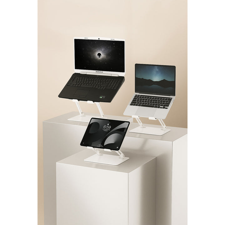 Justerbar, ergonomisk laptopstativ för 10-17 tum LAPTOP STAND MT2661W, Mediatech