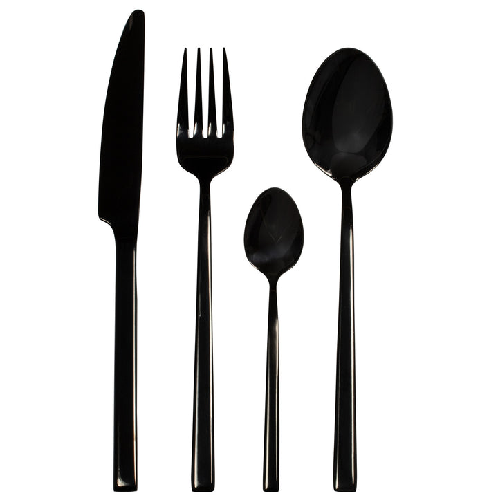 Bestickset för 6 personer AMBITION Como Black 24 delar