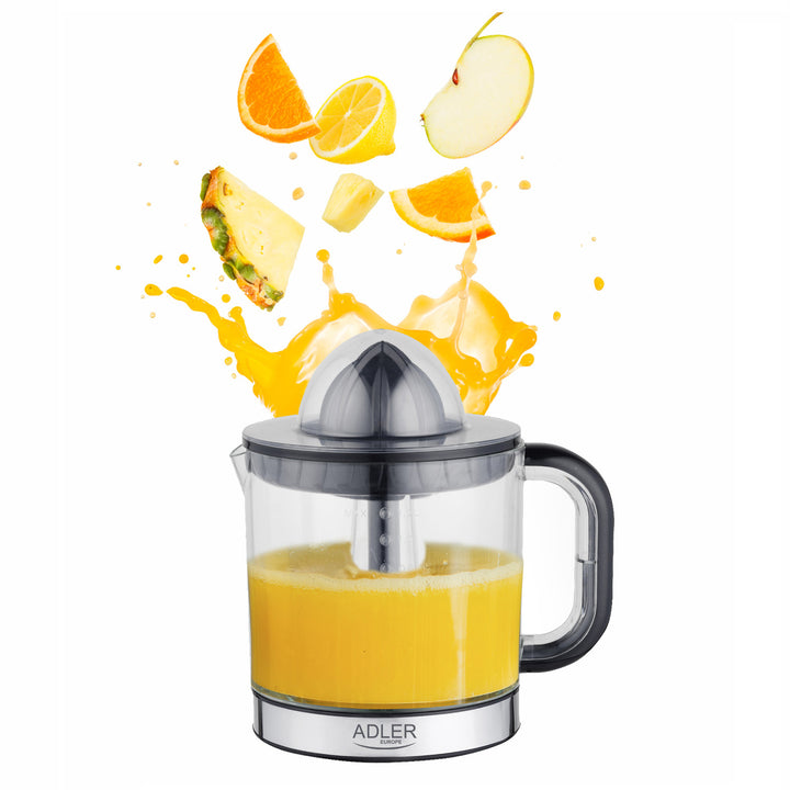 Citruspress Adler, kapacitet 1,2 l, maximal effekt 60 W, svart, AD 4012