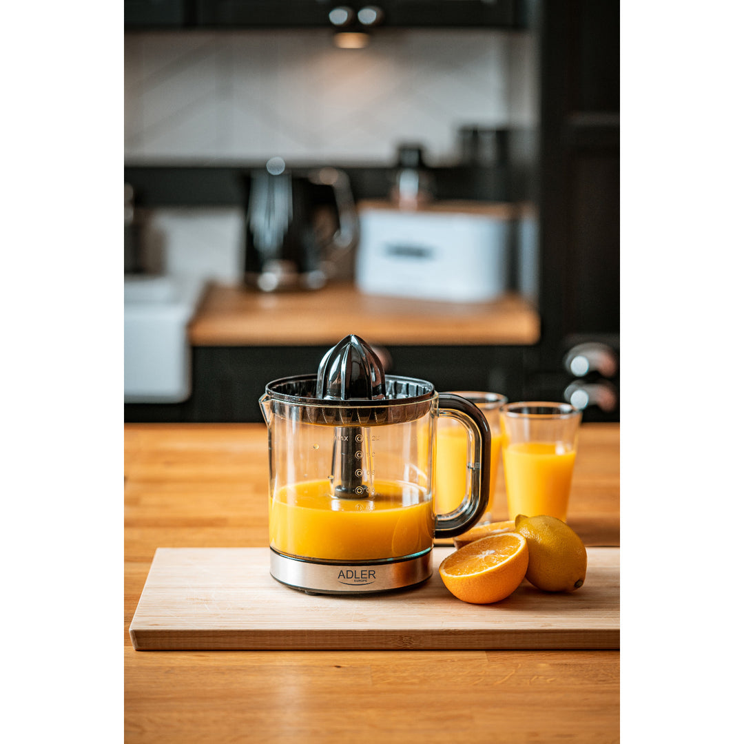 Citruspress Adler, kapacitet 1,2 l, maximal effekt 60 W, svart, AD 4012