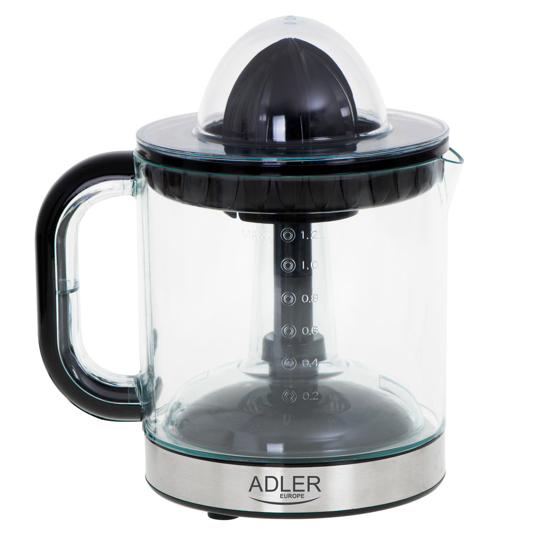 Citruspress Adler, kapacitet 1,2 l, maximal effekt 60 W, svart, AD 4012