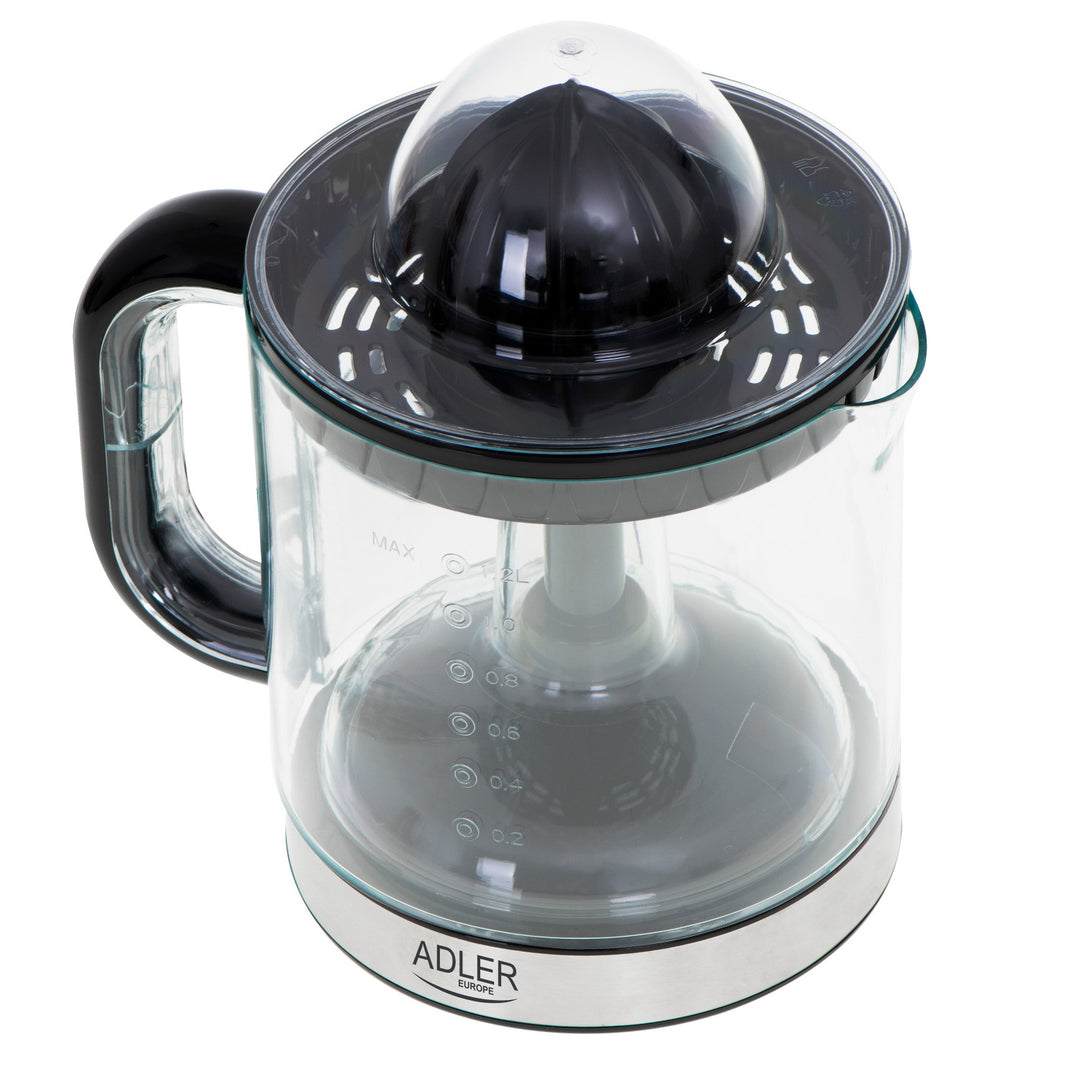 Citruspress Adler, kapacitet 1,2 l, maximal effekt 60 W, svart, AD 4012