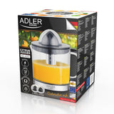 Citruspress Adler, kapacitet 1,2 l, maximal effekt 60 W, svart, AD 4012