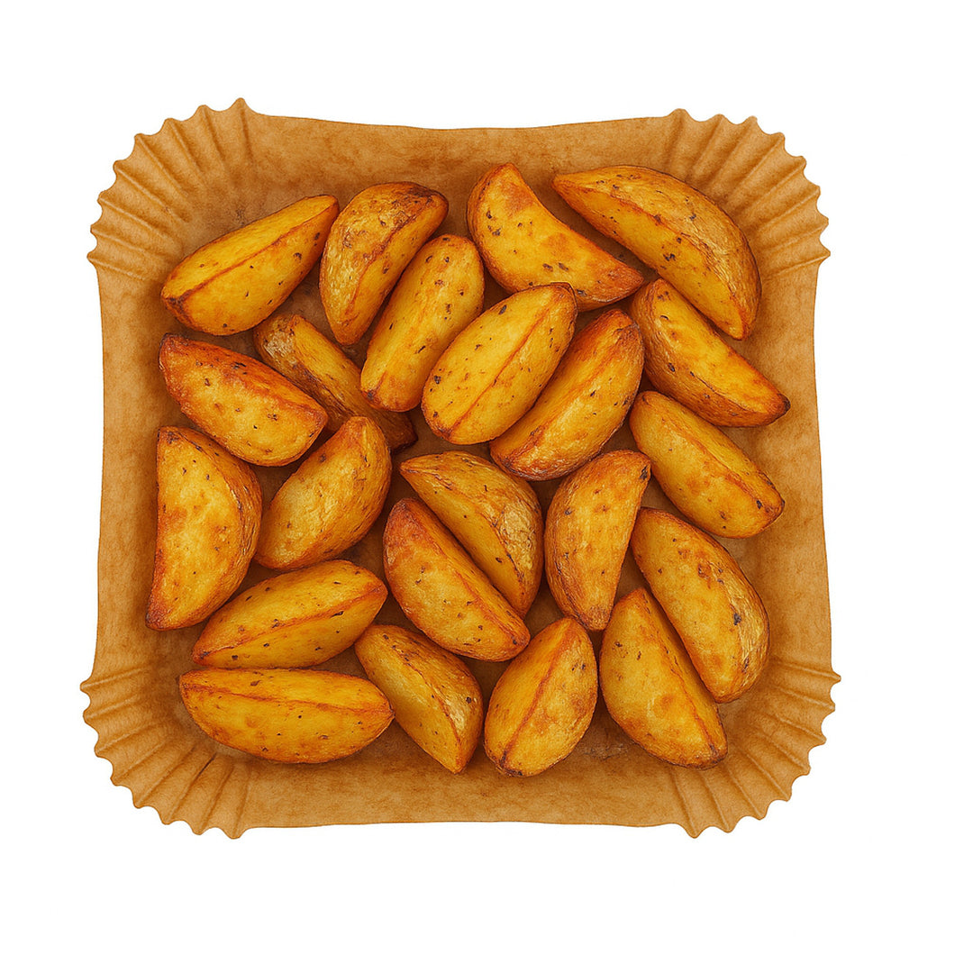 Pappersinsatser till fritös Adler, 16 cm, upp till 240 °C, biologiskt nedbrytbara, 100 stycken, AD 6731