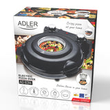 Adler pizzaugn, temperaturreglering upp till 400 °C, keramisk sten, två värmeelement, AD 6314