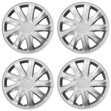 Universal hjulkapsel 13'' NRM Draco silver 4 st