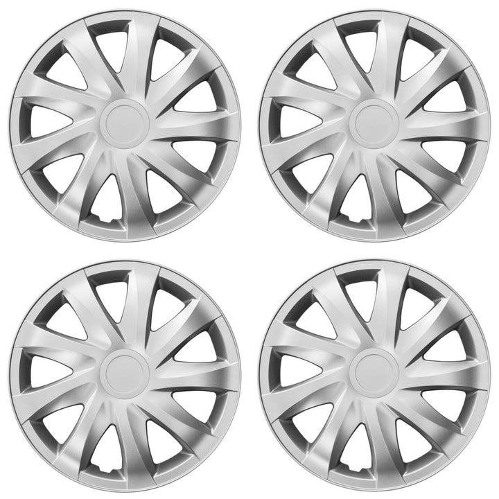 Universal hjulkapsel 13'' NRM Draco silver 4 st