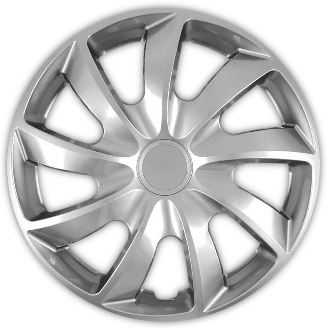 Universal hjulkapsel 13'' NRM Quad silver 4 st