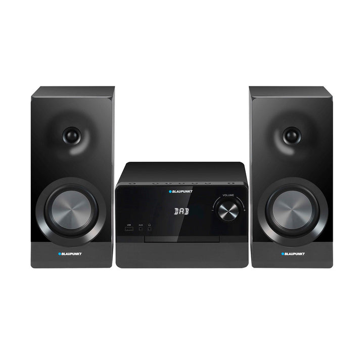 Blaupunkt mikrotorn, effekt 100 W RMS, DAB+-tuner, LED-display, FM-radio, teleskopantenn ingår, HDMI ARC-anslutning, CD/MP3/USB/BT, klocka med alarmfunktion, MS49DAB