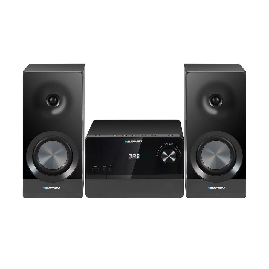 Blaupunkt mikrotorn, effekt 100 W RMS, DAB+-tuner, LED-display, FM-radio, teleskopantenn ingår, HDMI ARC-anslutning, CD/MP3/USB/BT, klocka med alarmfunktion, MS49DAB