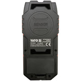 Professionell lednings- och profilavkännare från Yato, stor display med LED-belysning, fodral ingår, ljudsignal och tre signaldioder, justerbar avkänningsstyrka, YT-73131