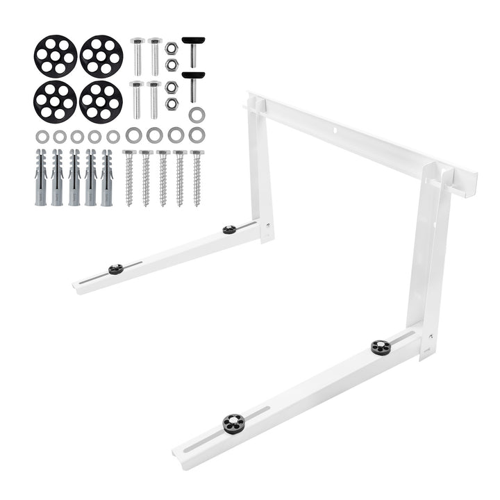 Fäste/hängare för Maclean-luftkonditionering/värmepump, mått 800x420x600 mm, galvaniserat stål, upp till 260 kg, MC-147