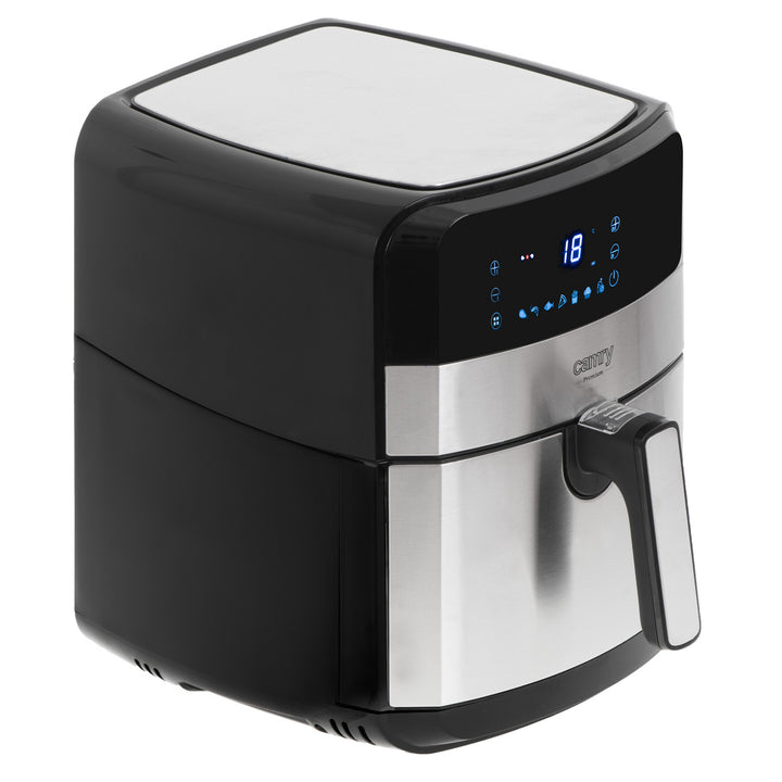 Fettfri fritös, 9 program, 5,0 L, Airfryer, Camry CR 6311 + pappersinsatser till fritösen, 16 cm, biologiskt nedbrytbara, 100 stycken