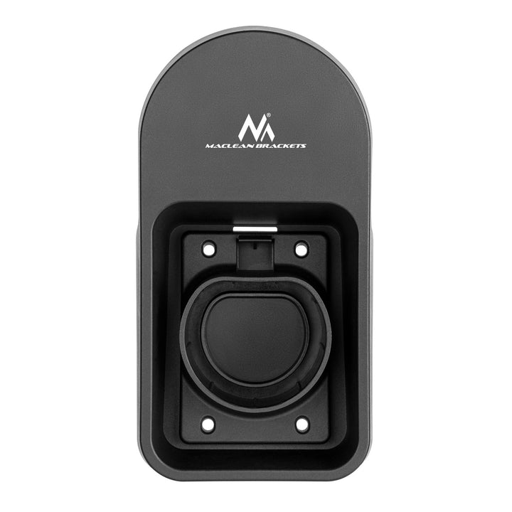 Väggfäste för kabel och kontakt till Maclean EV-laddare, universellt, typ 2, max. belastning 10 kg, MC-901