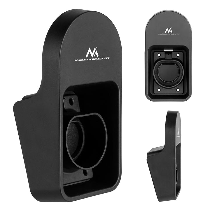 Väggfäste för kabel och kontakt till Maclean EV-laddare, universellt, typ 2, max. belastning 10 kg, MC-901