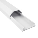 Maclean-kabelkåpa i aluminium, 33x18x750 mm, vit, MCTV-897 W